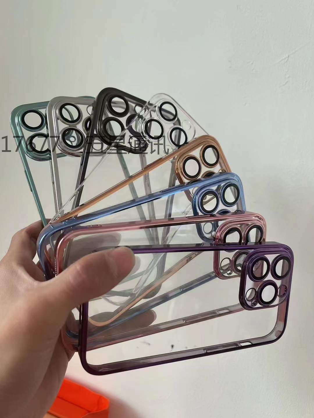 pc电镀镜头膜护眼手机壳 防尘网 型号IP7-14详情4