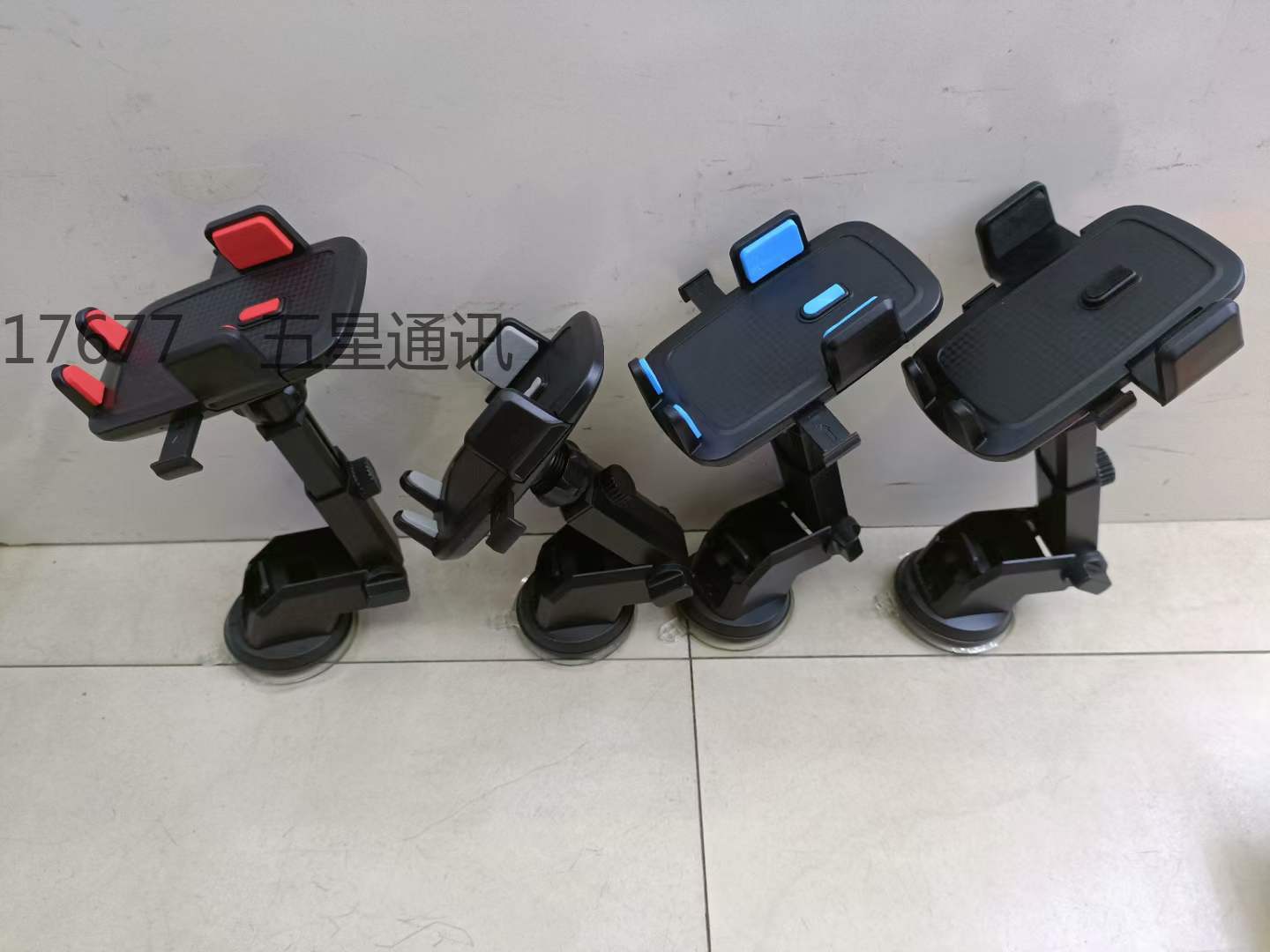 L-2007D2伸缩底部吸盘手机支架 车载支架详情2