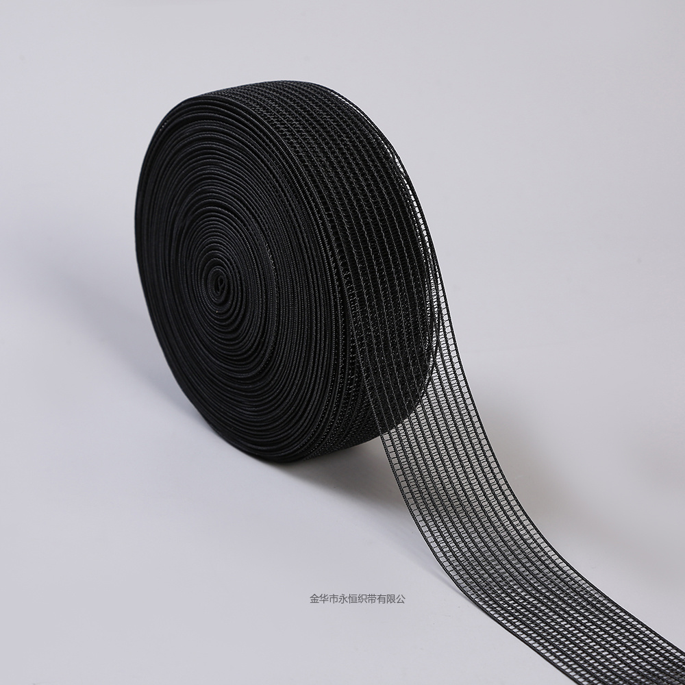 Factory direct sales of fish thread elastic bands and hollowed-out fish ribbons details Picture