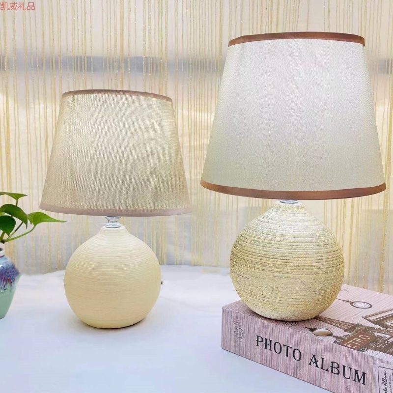 陶瓷工艺台灯 家居装饰台灯 卧室温馨创意床头灯 工艺品/礼品 凯威礼品KW01476