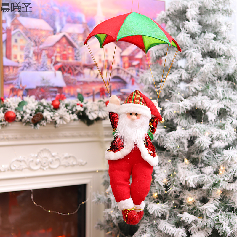圣诞老人/圣诞节降落伞/圣诞装饰品细节图