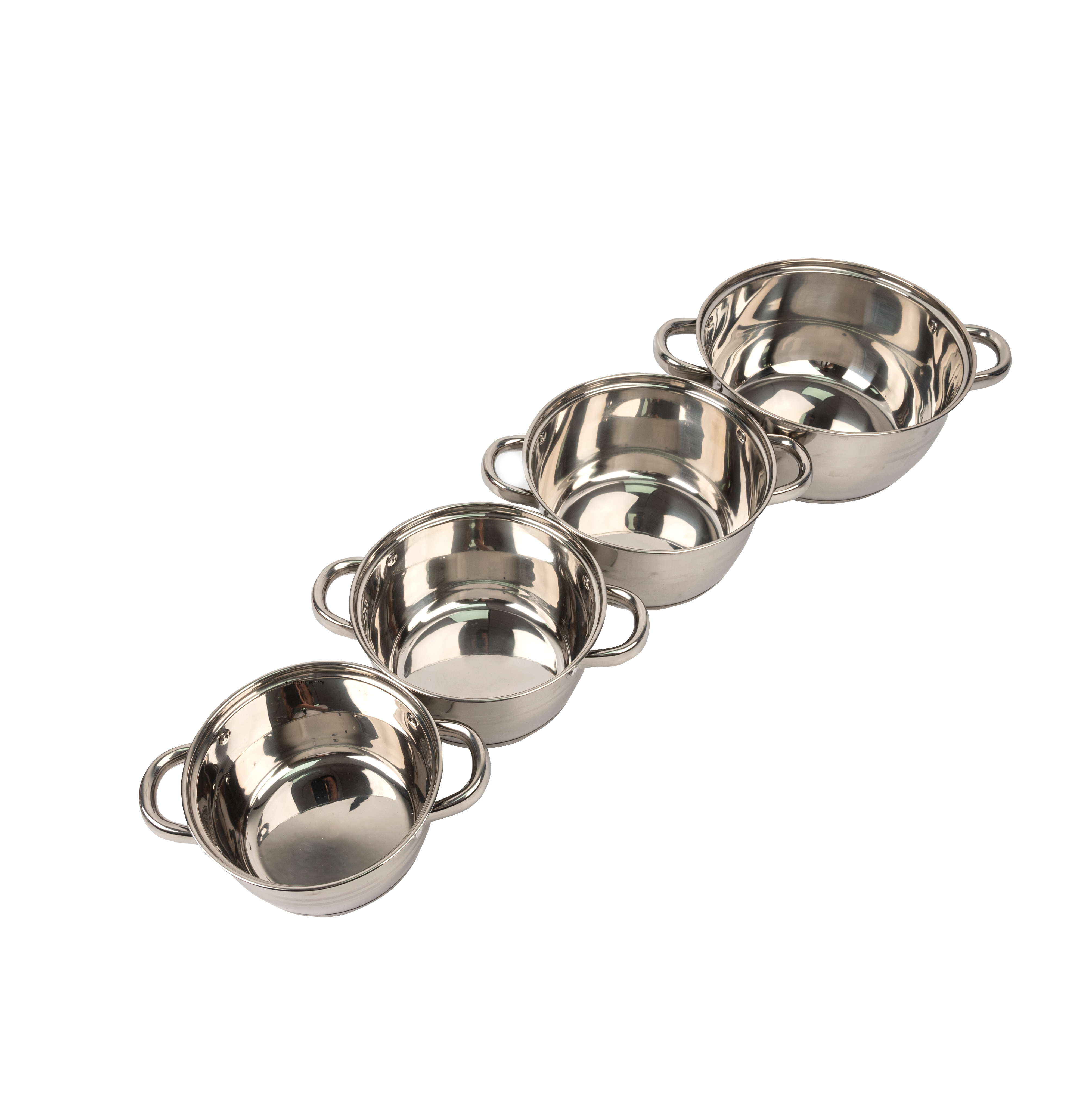 WJ12 glass cover pan stainless steel cover pan cooking pot stockpot non-stick pan 5 grade film details Picture