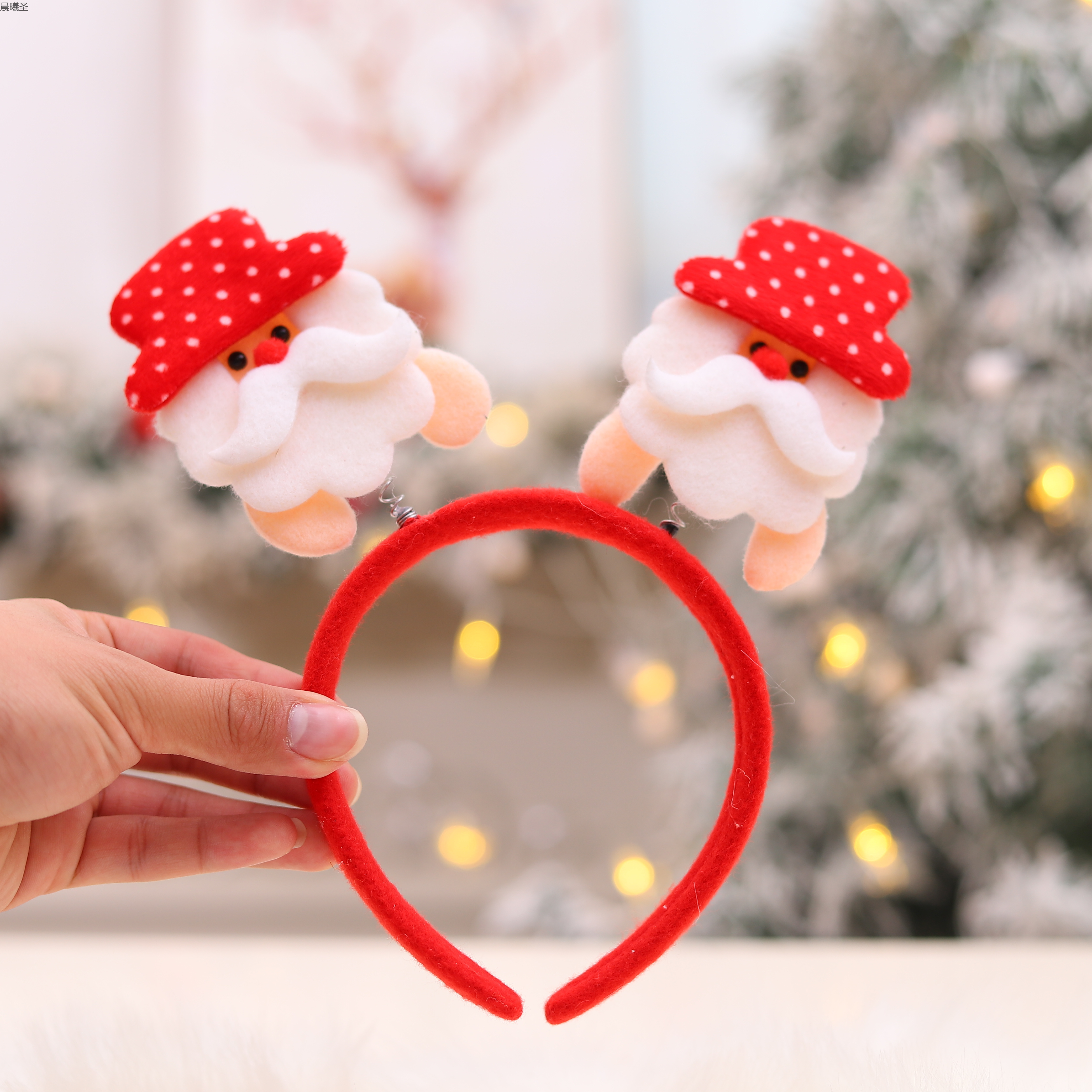 Christmas supplies: Antler hairbands, elk headbands, headwear, Christmas decorations, illuminated antler hairpins, headband decorations details Picture