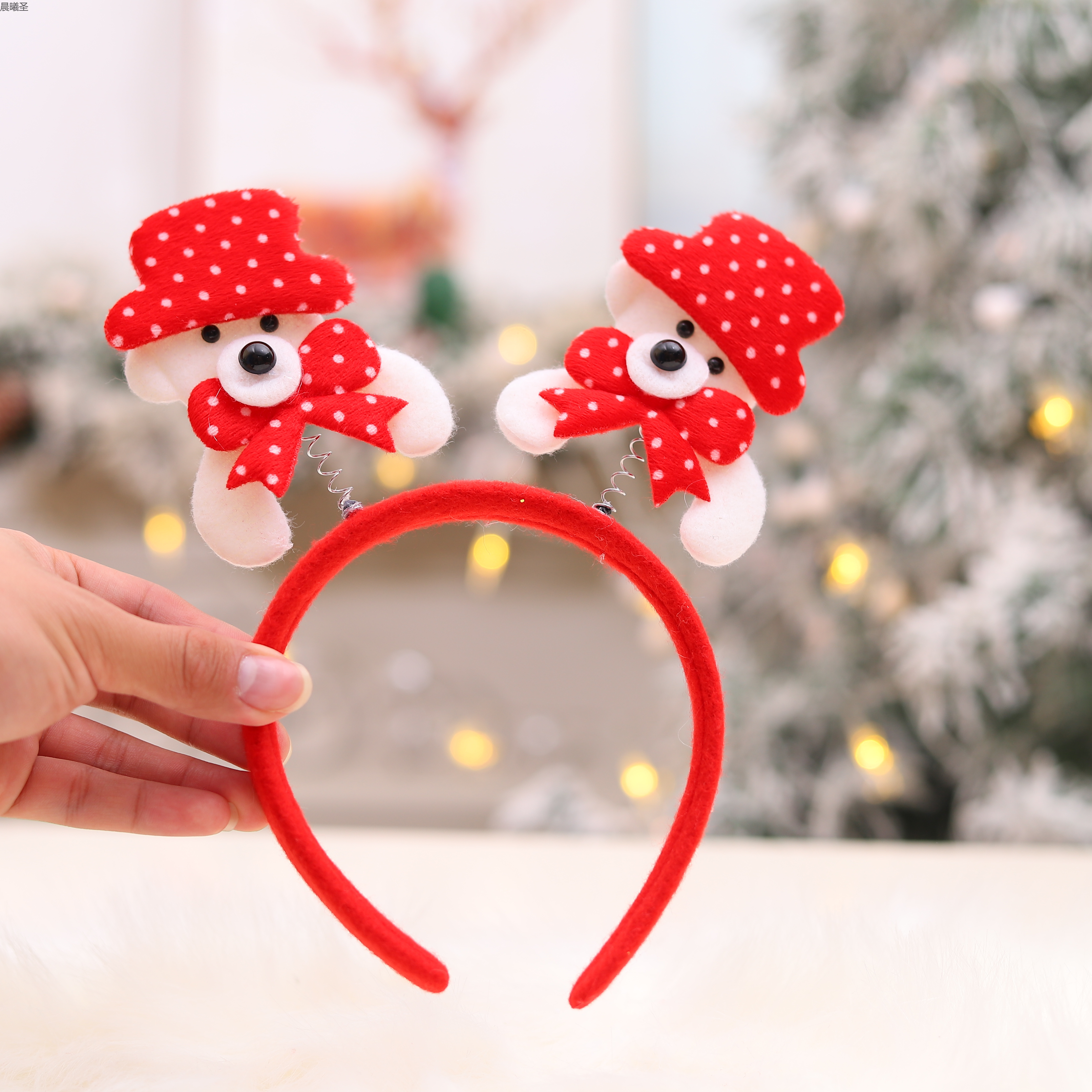 Christmas supplies: Antler hairbands, elk headbands, headwear, Christmas decorations, illuminated antler hairpins, headband decorations Specification image
