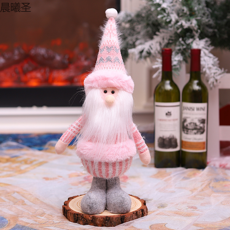 圣诞装饰品/圣诞老人/北欧风白底实物图