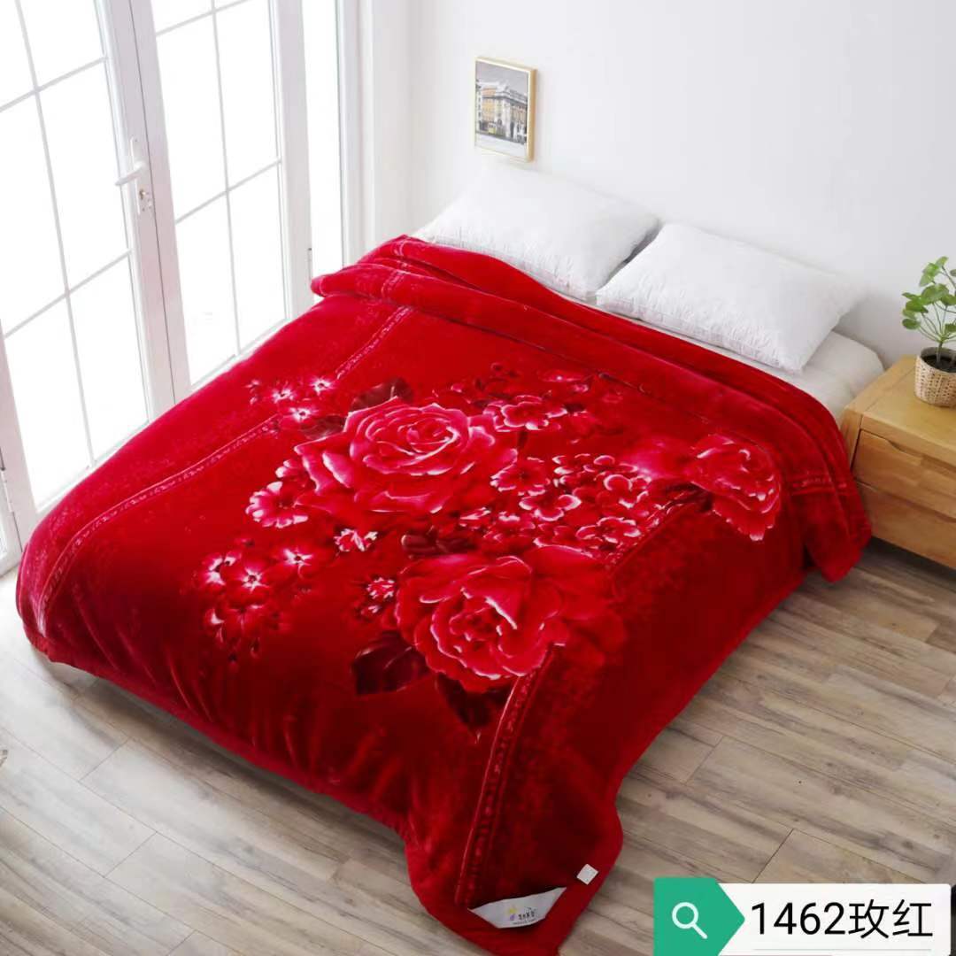 2025年新品床上用品云毯加大加暖包边云毯婚庆毛毯安哥拉毯婚庆毛毯详情18