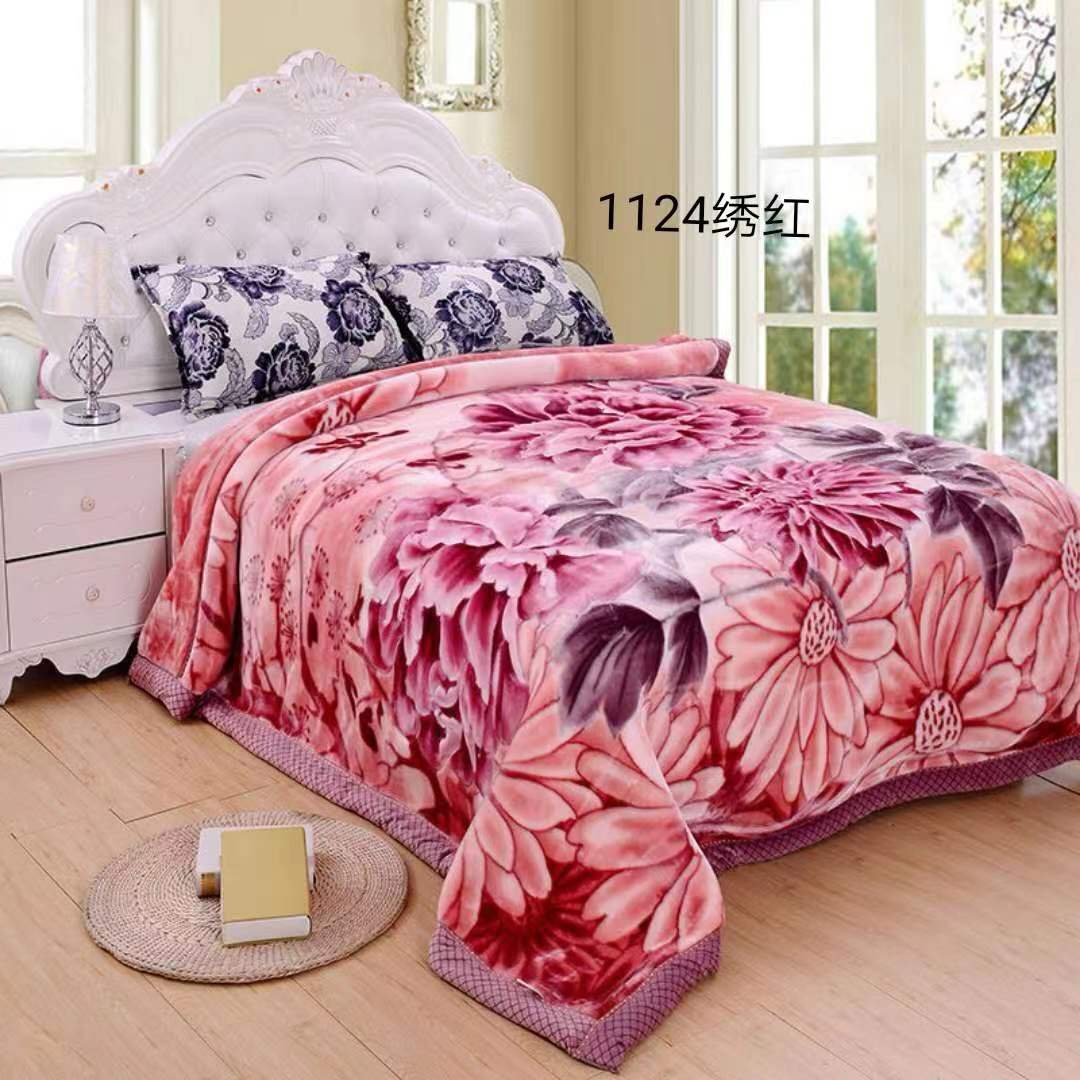 2025年新品床上用品云毯加大加暖包边云毯婚庆毛毯安哥拉毯婚庆毛毯详情13