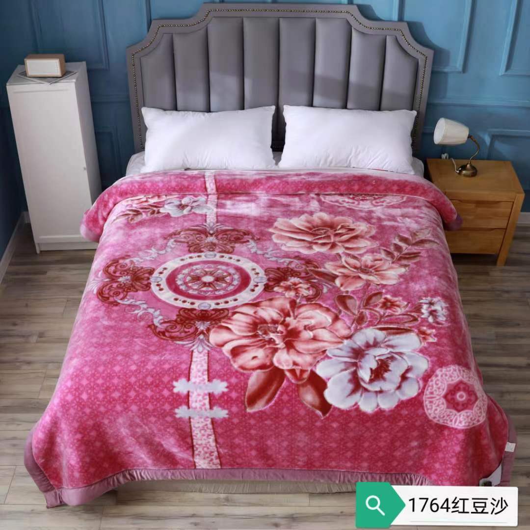 2025年新品床上用品云毯加大加暖包边云毯婚庆毛毯安哥拉毯婚庆毛毯详情16