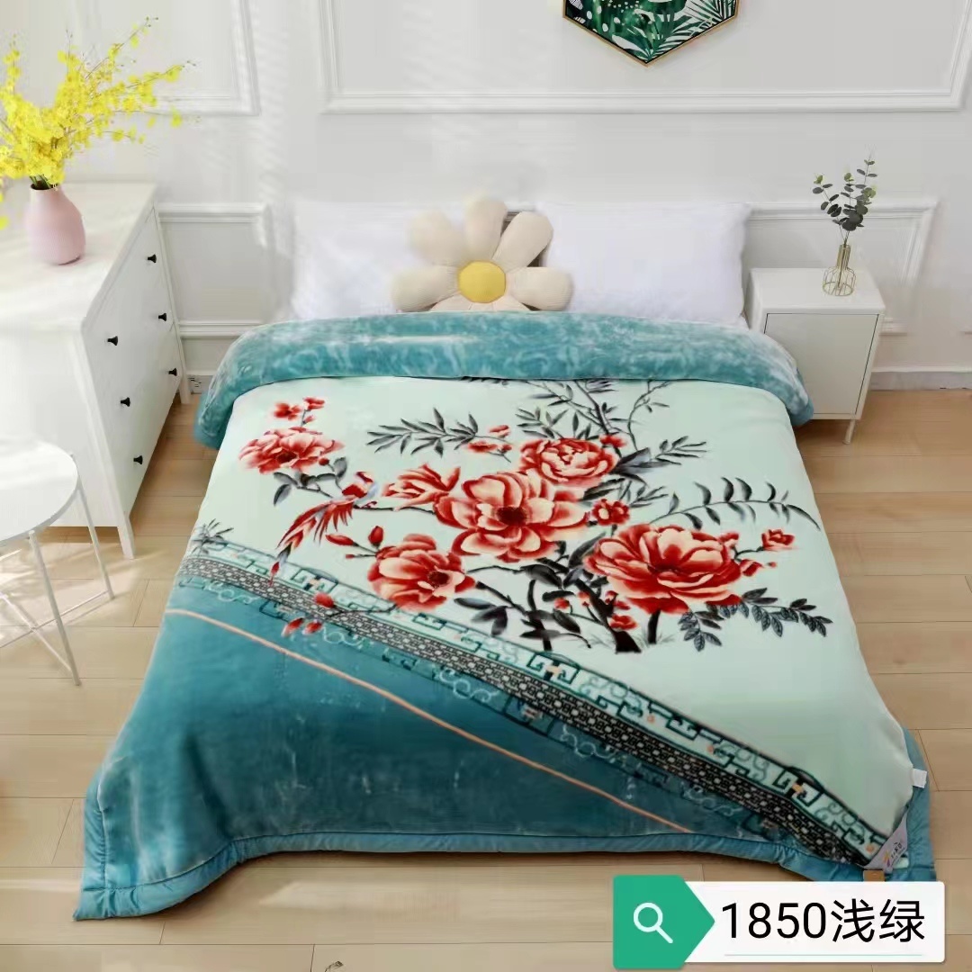 2025年新品床上用品云毯加大加暖包边云毯婚庆毛毯安哥拉毯婚庆毛毯详情8