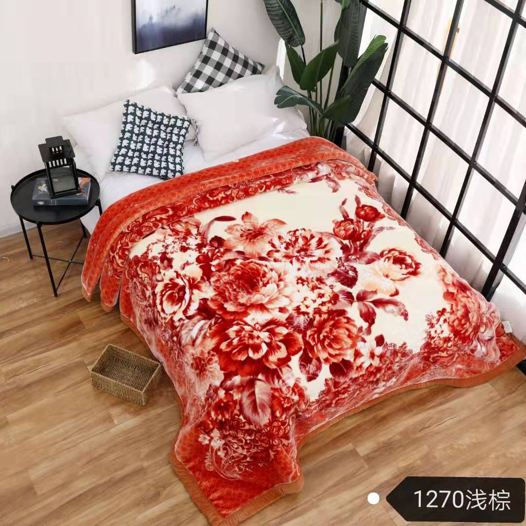 New bedding products for 2025: cloud blanket, enlarged and warm, edge embossed cloud blanket, wedding blanket, Angora blanket, wedding blanket pic 8