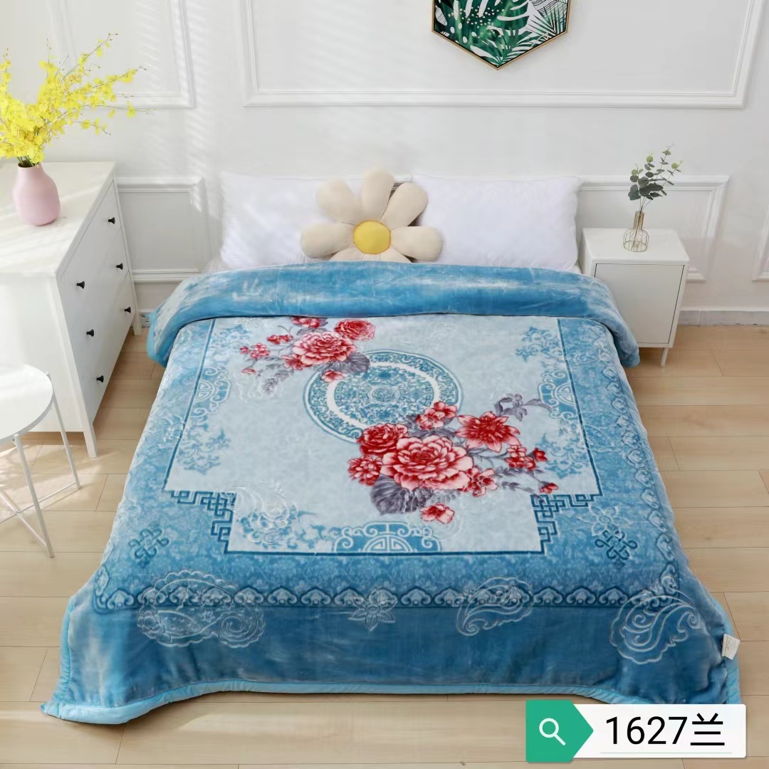 New bedding products for 2025: cloud blanket, enlarged and warm, edge embossed cloud blanket, wedding blanket, Angora blanket, wedding blanket pic 10