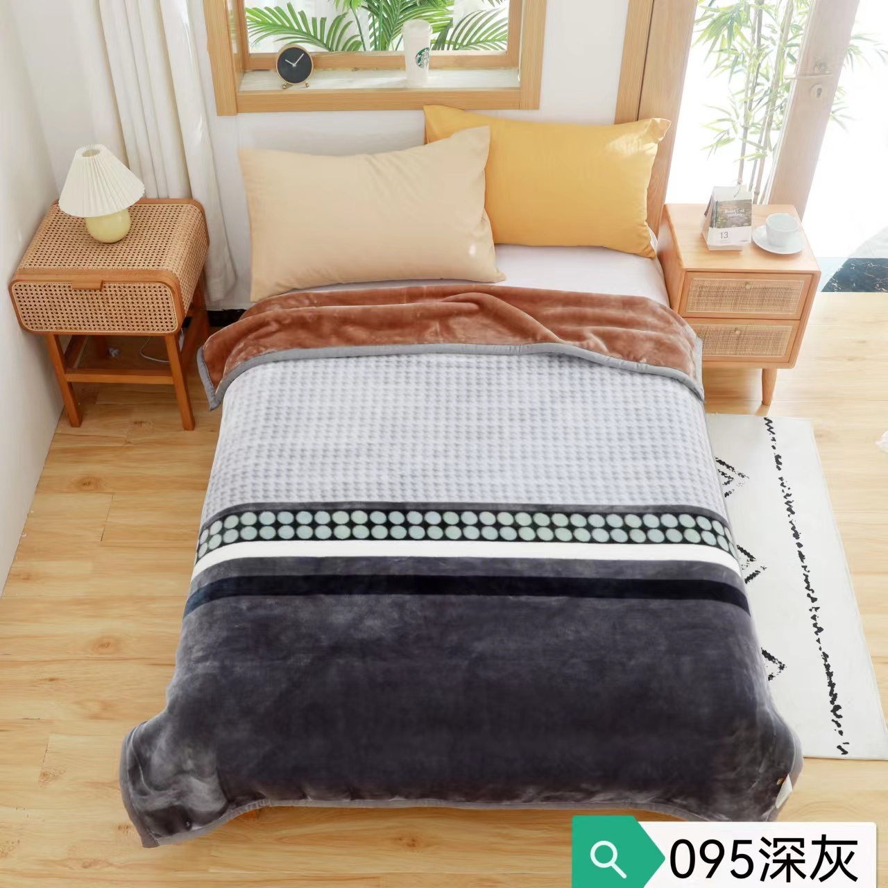 2025 New style mink fleece casual children's blanket, infant cloud children's blanket, cartoon air-conditioned baby thickened small cover blanket, student blanket, Christmas season blanket pic 24