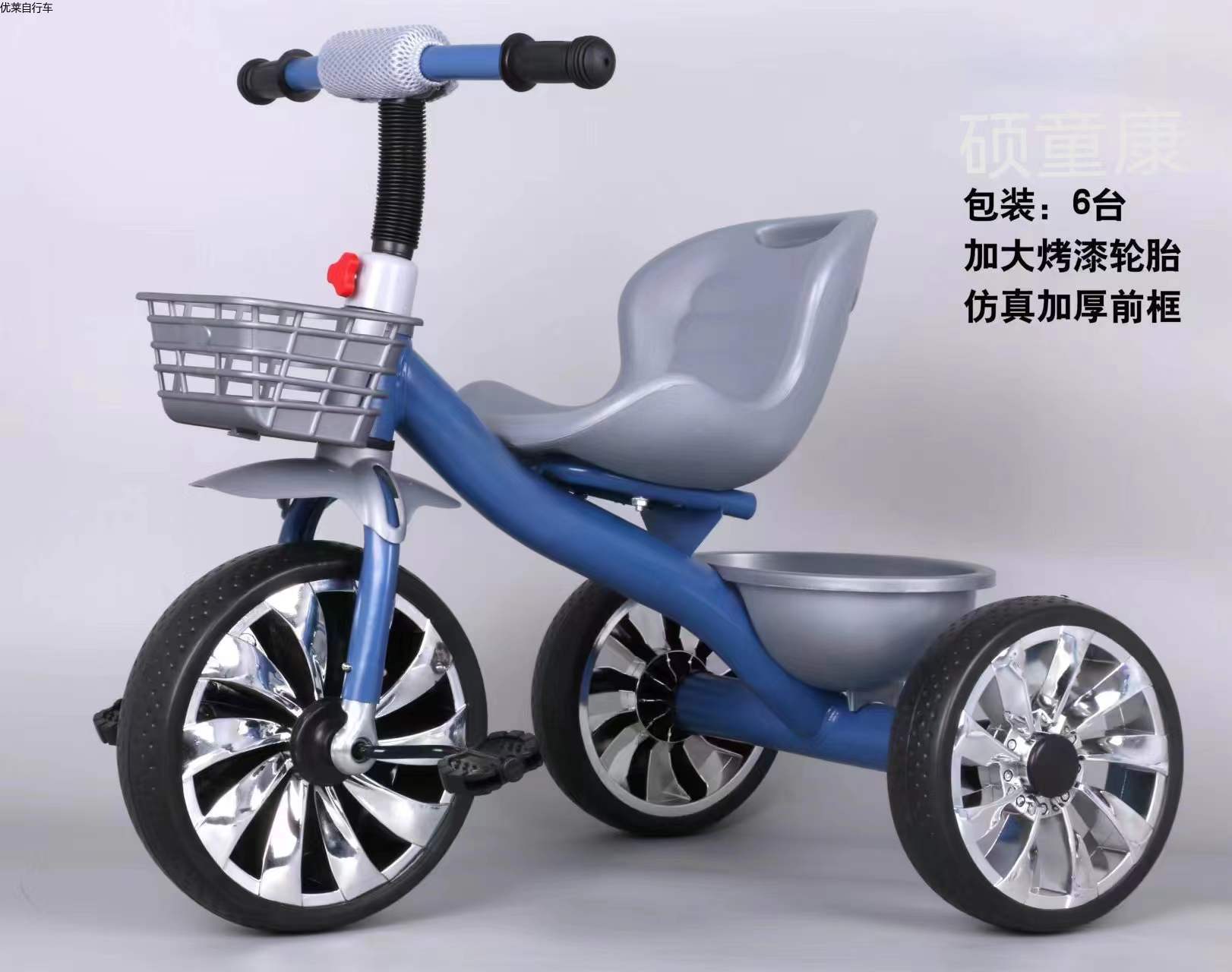 三轮车儿童骑行幼儿玩具车加大轮胎