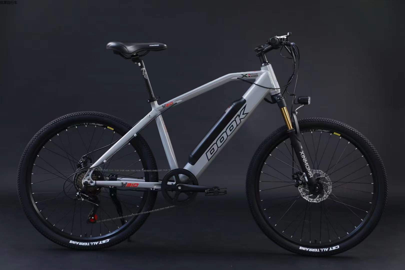 锂电车26寸新款铝合金车架车条轮男女骑行电动车自行车