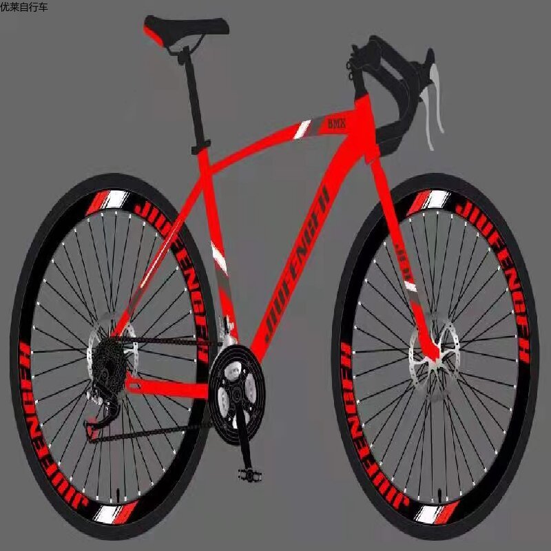 自行车26寸21速高碳钢车架公路车新款山地车男女自行车骑行单车详情图3