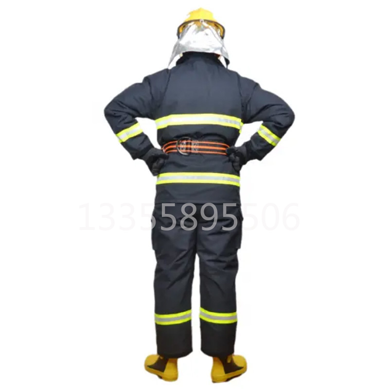 消防服套装；消防员灭火防护服；消防员战斗服阻燃防火救援服图