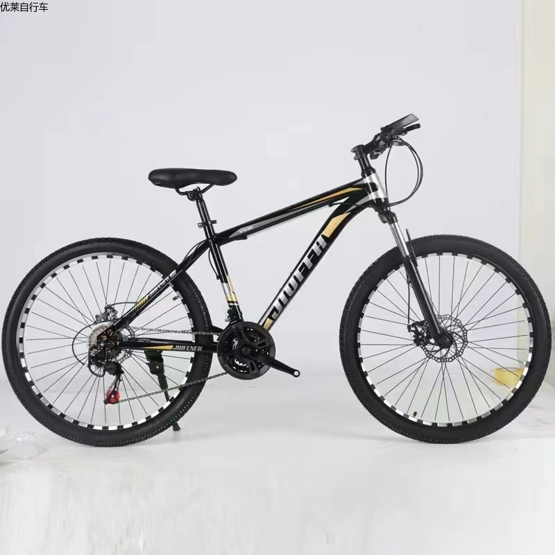 山地车26寸21速高碳钢车架自行车男女自行车新款骑行单车详情图2