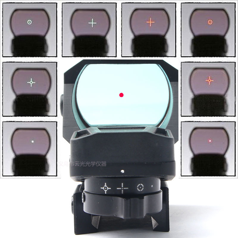 按钮版四变点红膜瞄准器全息内红点瞄准望远镜详情7