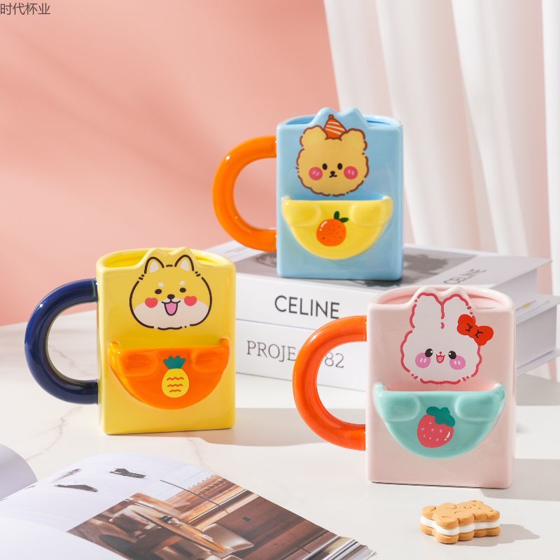 创意卡通陶瓷马克杯送礼情侣礼品早餐牛奶杯详情9