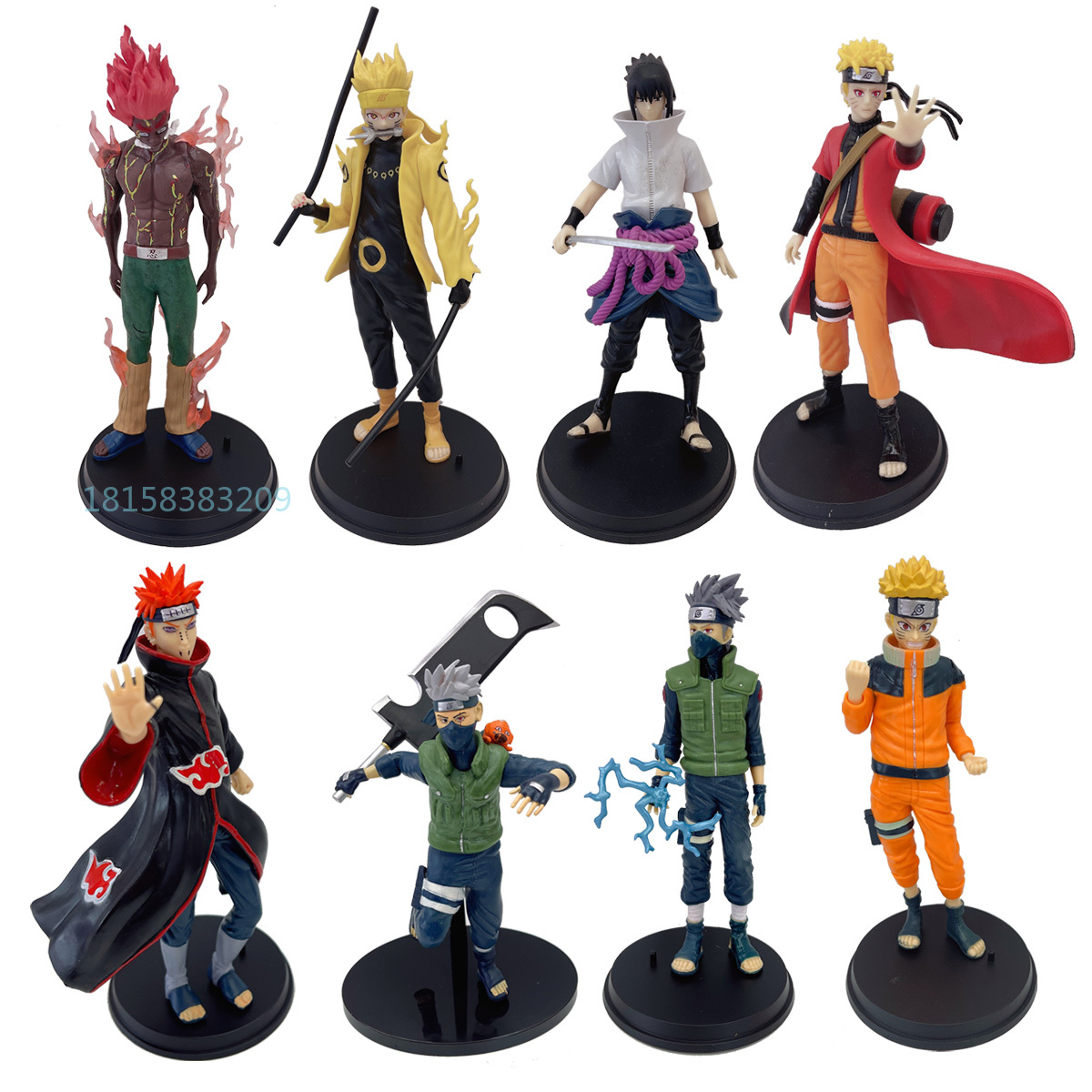 Naruto hand Naruto Sasuke model decoration figure doll toy blind box key chain pendant car twisted egg gift