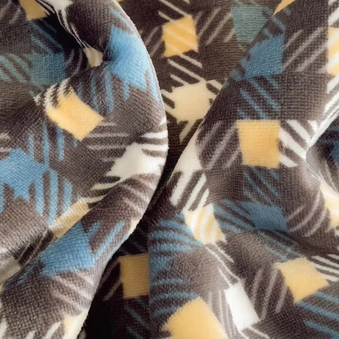 The 2023 new product, snow cotton velvet blanket, thickened composite anti-static cloud blanket, single-layer AB version, all-season multi-purpose craft blanket pic 4