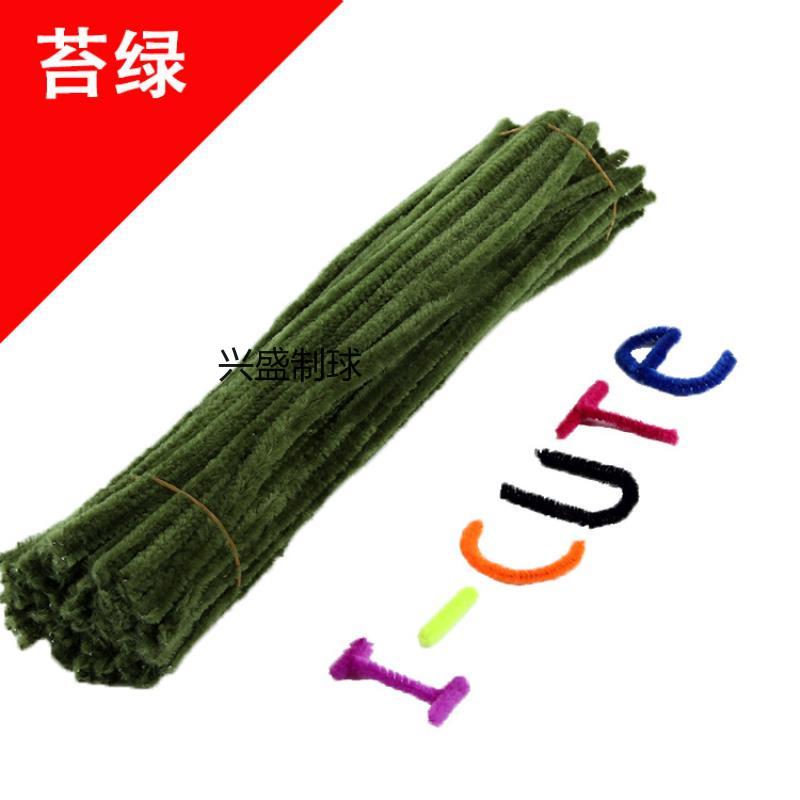 厂家直销纯色毛条 毛根 儿童玩具 扭扭棒详情7