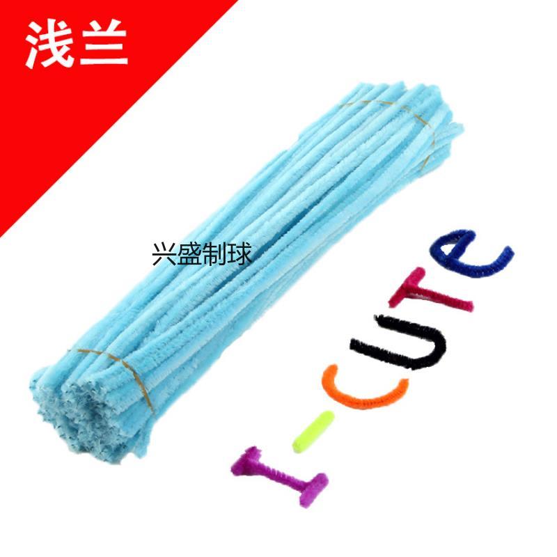 厂家直销纯色毛条 毛根 儿童玩具 扭扭棒详情9