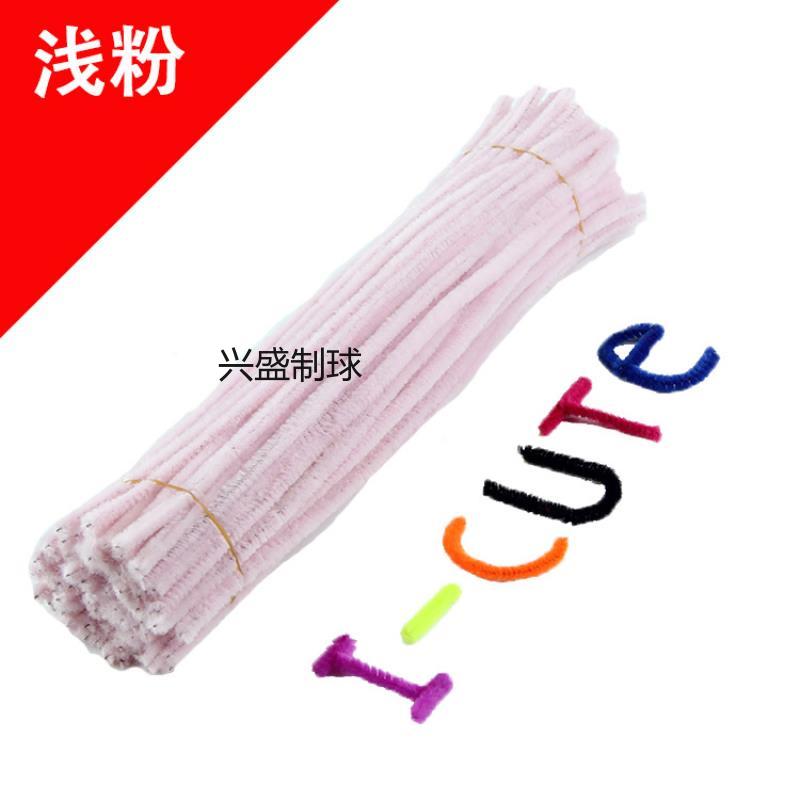 厂家直销纯色毛条 毛根 儿童玩具 扭扭棒详情6