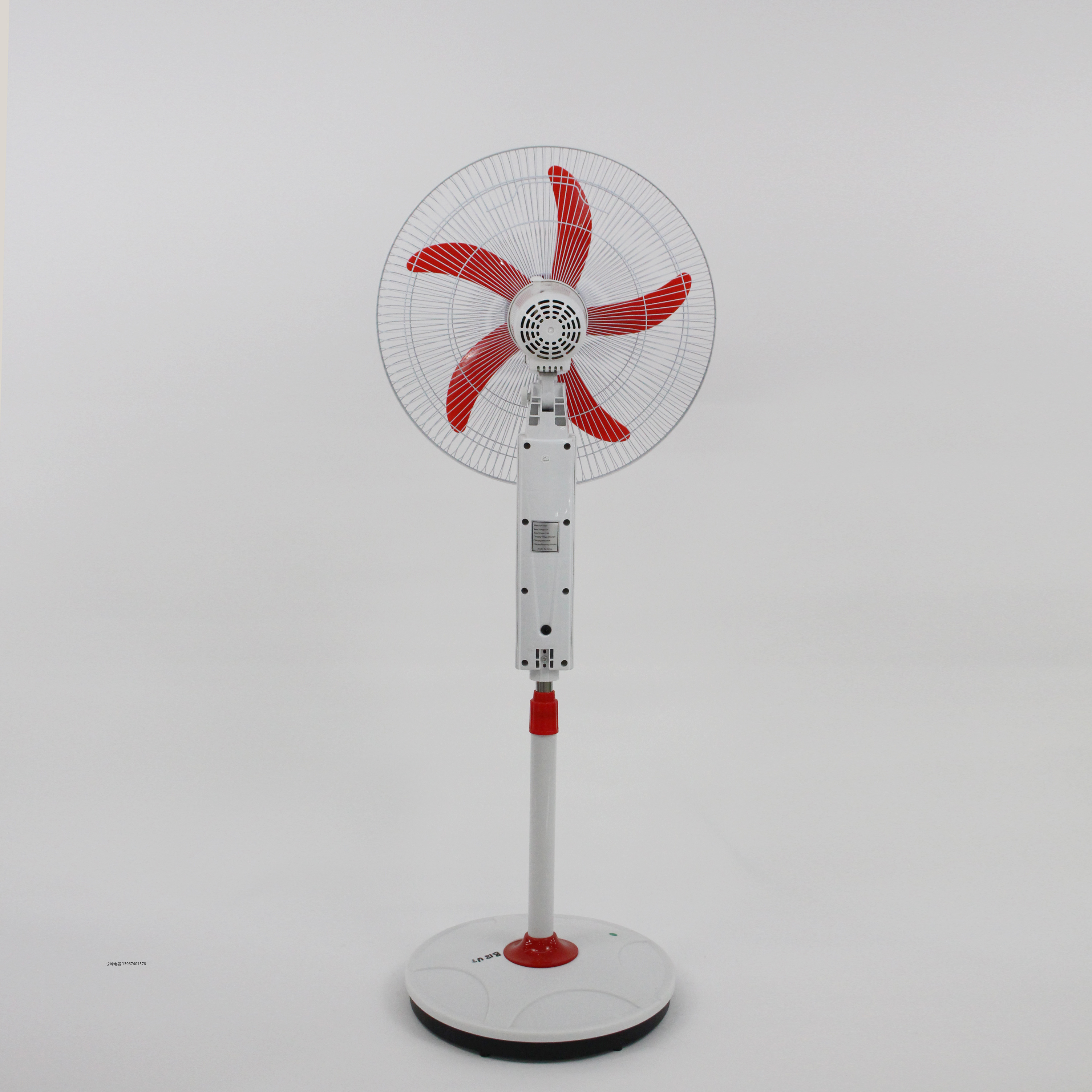 12v带电瓶电风扇 立式风扇 可充电 静音空气循环大风力风扇  风力柔和详情图4