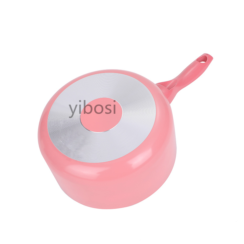 Tourmaline milk pot, small soup pot, non-stick pot, instant noodle pot, hot milk pot, small stew pot, gas induction cooker, universal Application Scenario