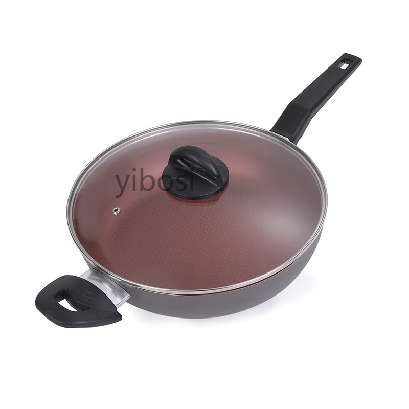 Factory direct sales of high-quality woks, household frying pans, non-stick woks, steaks, fried eggs, pancakes, all of high quality