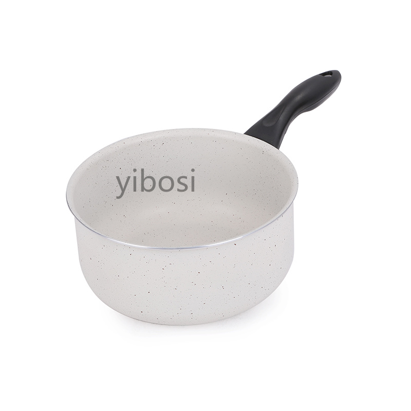 Tourmaline milk pot, small soup pot, non-stick pot, instant noodle pot, hot milk pot, small stew pot, gas induction cooker, universal