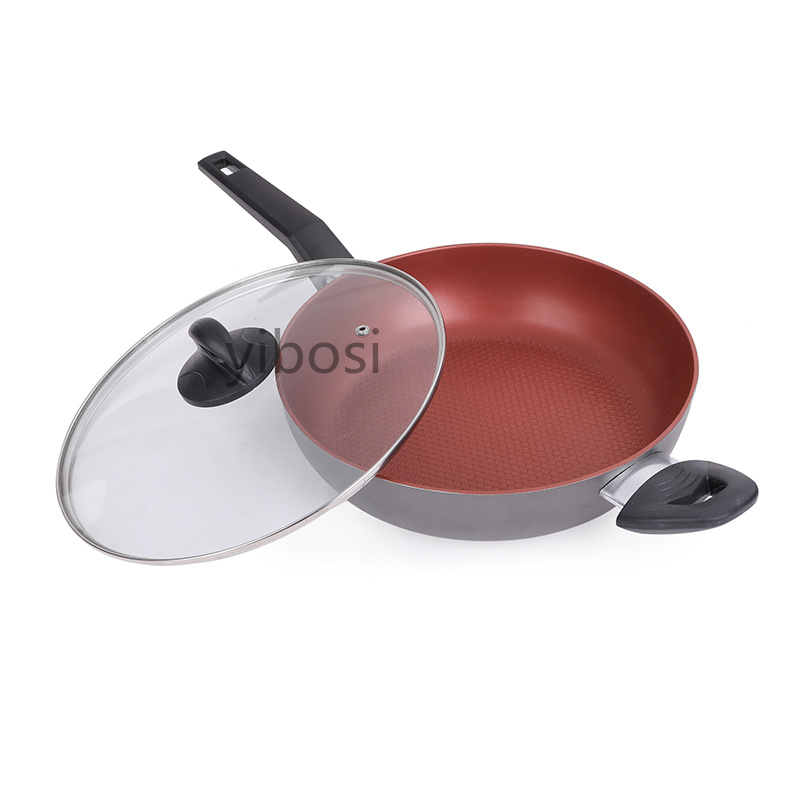 Factory direct sales of high-quality woks, household frying pans, non-stick woks, steaks, fried eggs, pancakes, all of high quality Specification image