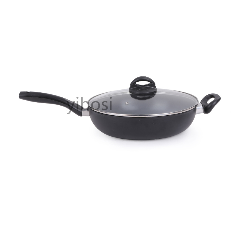 Factory direct sales of high-quality woks, household frying pans, non-stick woks, steaks, fried eggs, pancakes, all of high quality Specification image