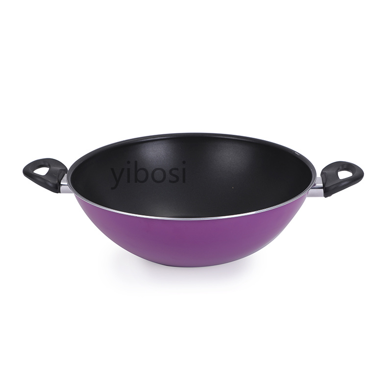 Factory direct sales of high-quality woks, household woks, non-stick woks, steak, egg and pancake pans, complete sets Specification image