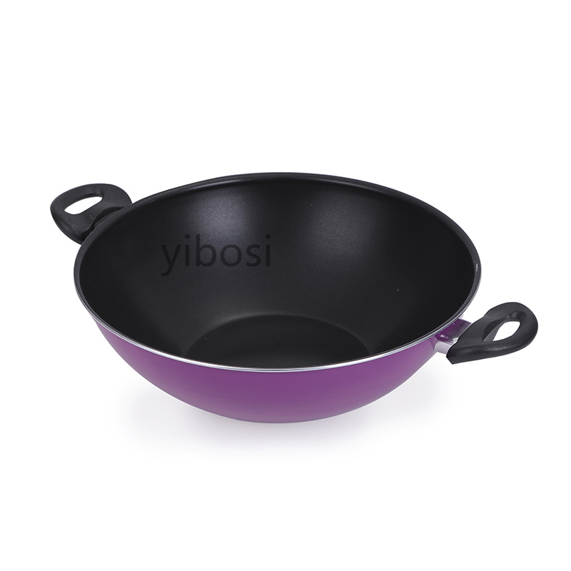Factory direct sales of high-quality woks, household woks, non-stick woks, steak, egg and pancake pans, complete sets Item Picture