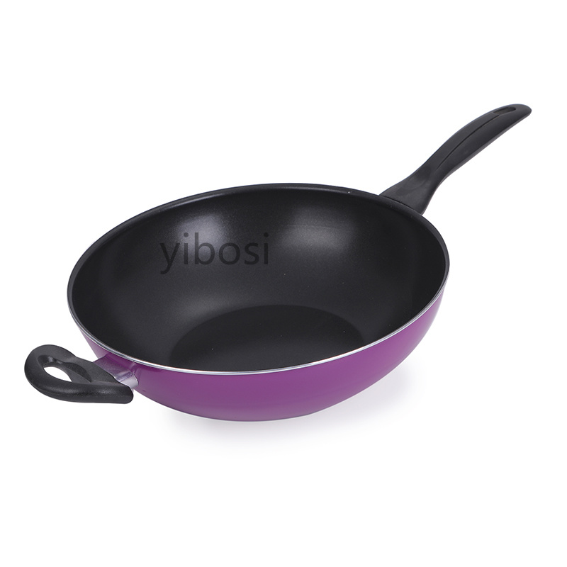 Factory direct sales of high-quality woks, household woks, non-stick woks, steak, egg and pancake pans, complete sets details Picture
