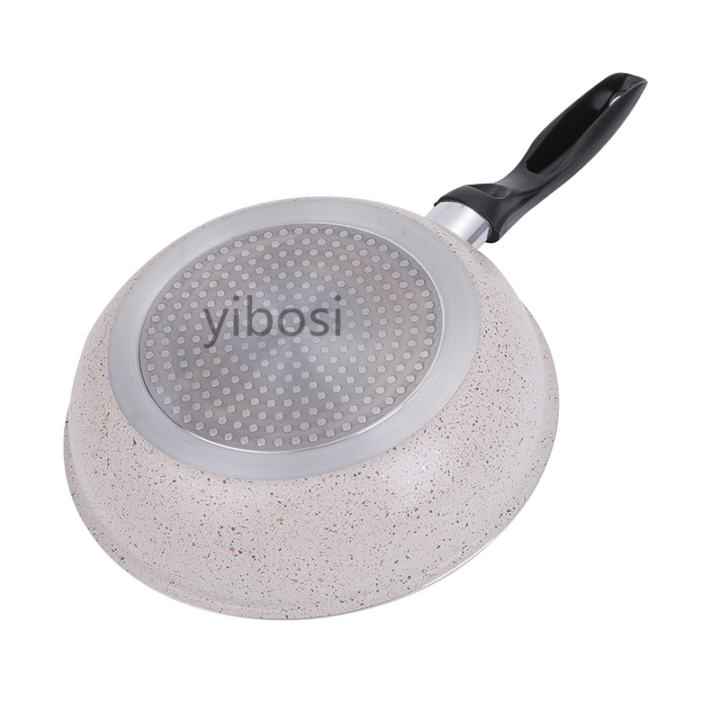 High-quality flat-bottomed frying pans, egg frying pans, tourmaline frying pans, home breakfast steak frying pans, non-stick pan factory Item Picture