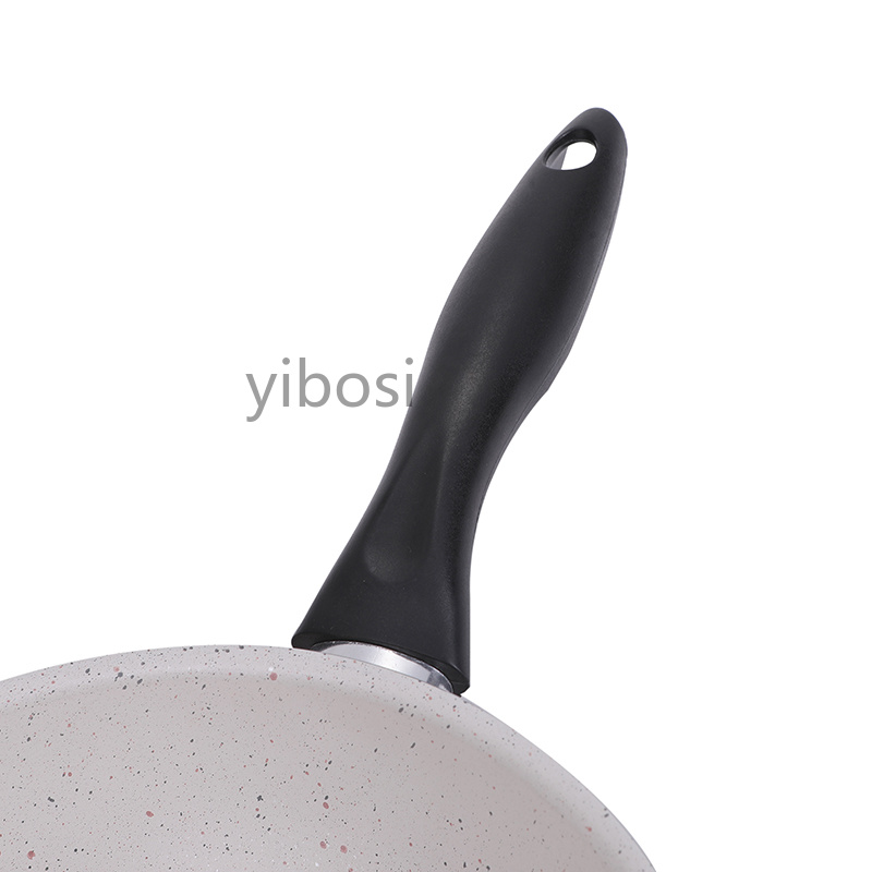 High-quality flat-bottomed frying pans, egg frying pans, tourmaline frying pans, home breakfast steak frying pans, non-stick pan factory pic 6