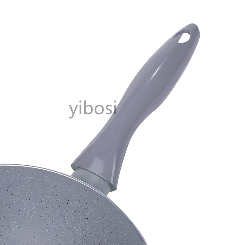 Factory direct sales of high-quality wok, tourmaline, household wok, non-stick pan, steak, egg and pancake pan sets pic 9