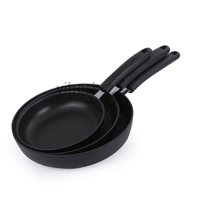 High-quality thickened flat frying pan, egg frying pan, super frying pan, home breakfast, steak frying pan, non-stick pan factory