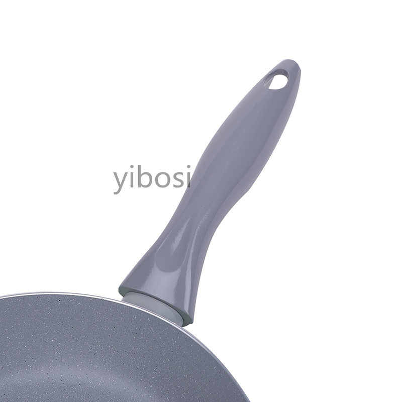 Factory direct sales of flat frying pans, egg frying pans, super frying pans, home breakfast steak frying pans, and non-stick mica stone pans Item Picture