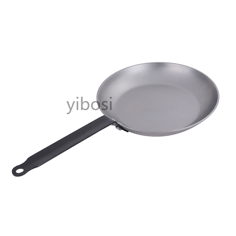 Factory direct sales of flat frying pans, egg frying pans, super frying pans, special breakfast steak frying pans, high-quality hotel thickened frying pans Specification image