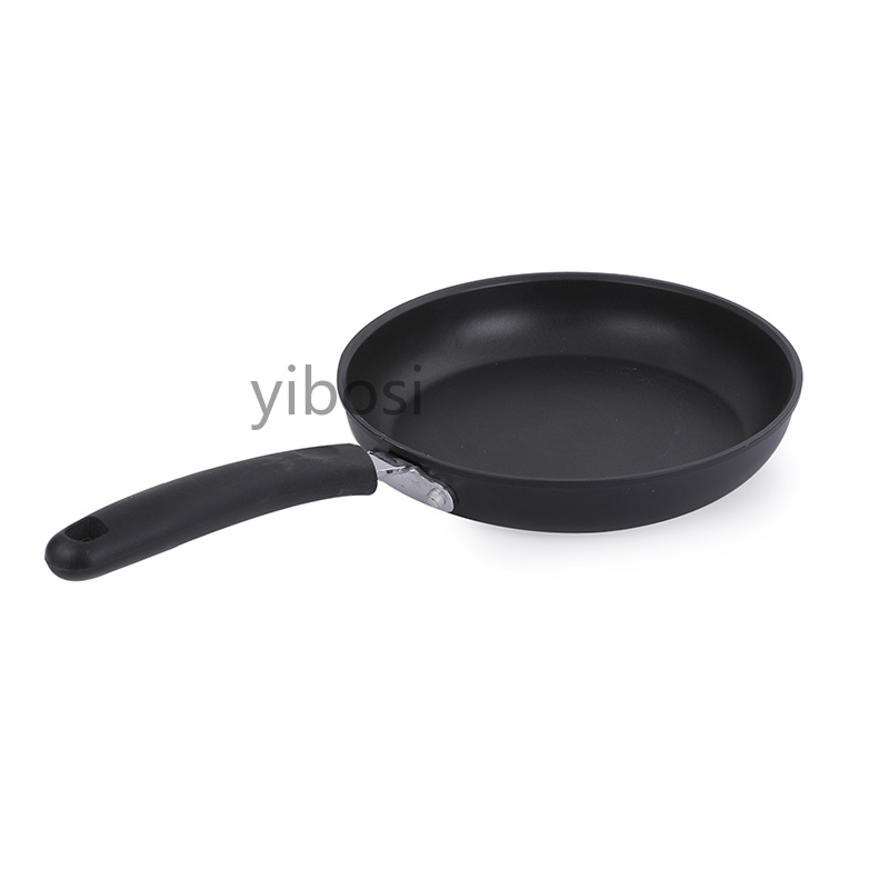 High-quality thickened flat frying pan, egg frying pan, super frying pan, home breakfast, steak frying pan, non-stick pan factory Specification image