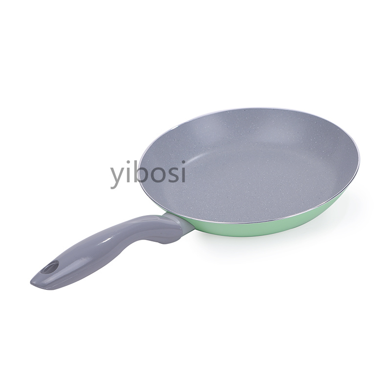Factory direct sales of flat frying pans, egg frying pans, super frying pans, home breakfast steak frying pans, and non-stick mica stone pans Application Scenario