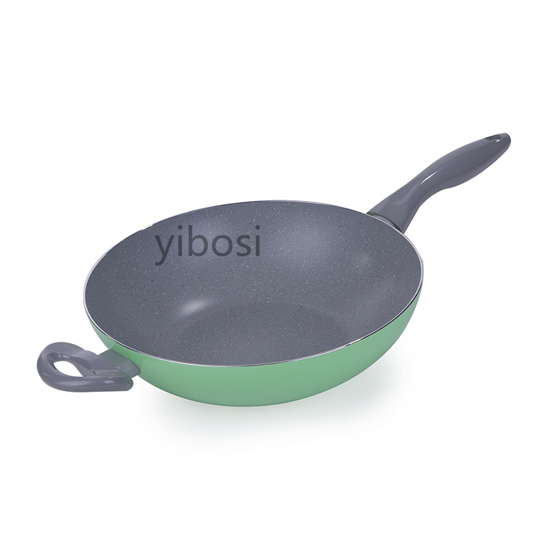 Factory direct sales of high-quality wok, tourmaline, household wok, non-stick pan, steak, egg and pancake pan sets Application Scenario
