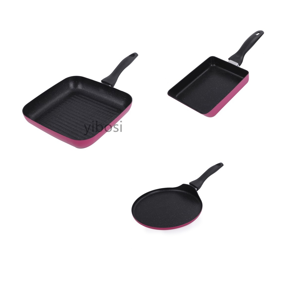 High-quality flat frying pan, egg frying pan, super frying pan, home breakfast, steak frying pan, tamagoyaki non-stick pan factory