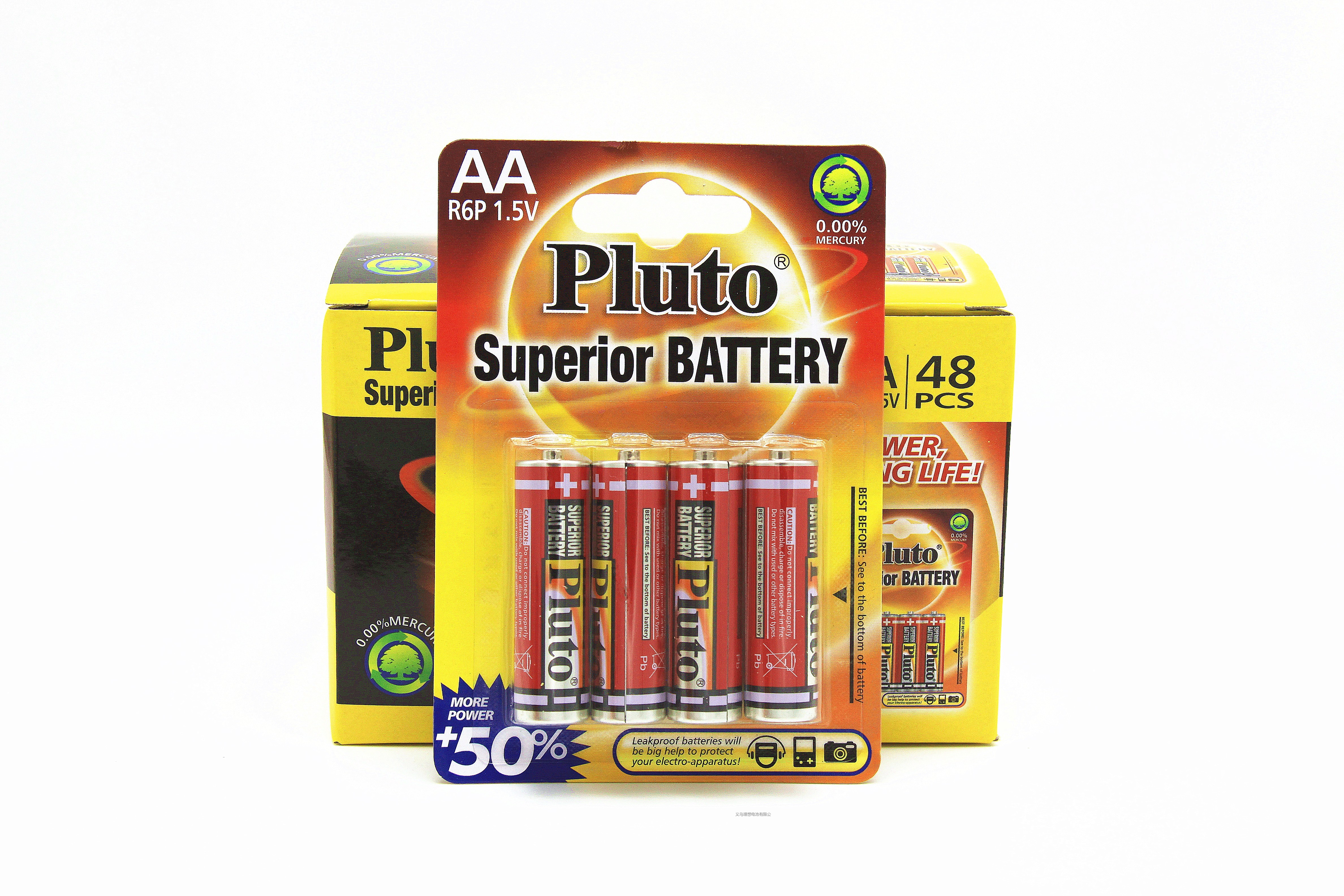 Pluto碳性干电池R6 铁壳 5号AA 电视空调遥控器玩具详情2