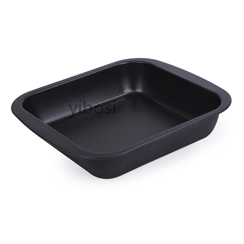 Square aluminum-coated steel pizza trays, baking tools, baking trays, cheese molds, cake molds factory wholesale Item Picture