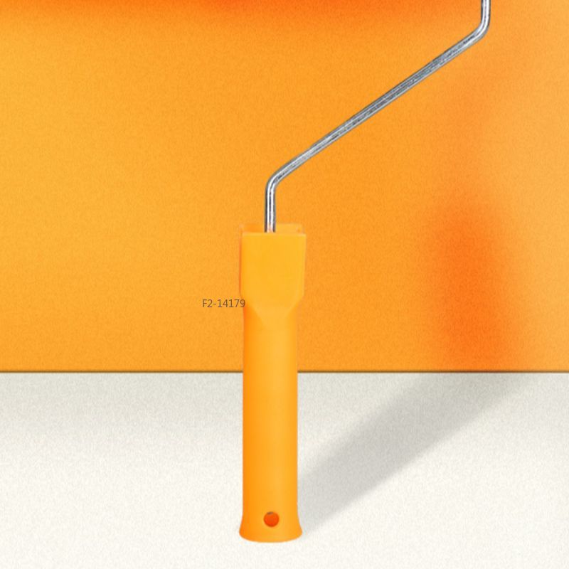Roller brush: 9-inch blue stripe single-color yellow bracket brush Application Scenario